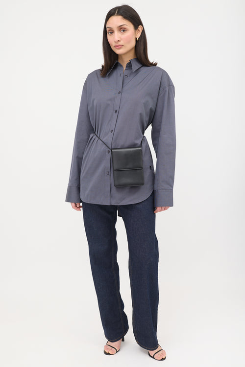 The Row Leather Belt Pouch Bag