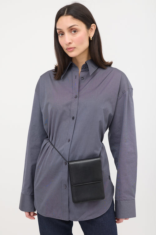 The Row Leather Belt Pouch Bag