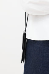 The Row Leather Belt Pouch Bag