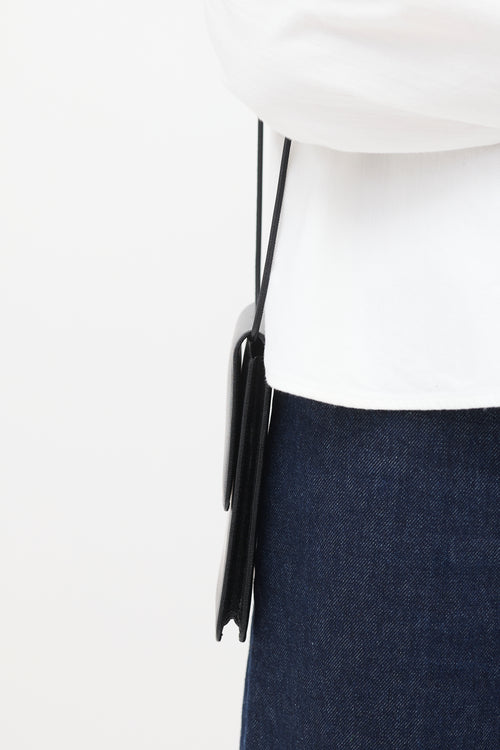 The Row Leather Belt Pouch Bag