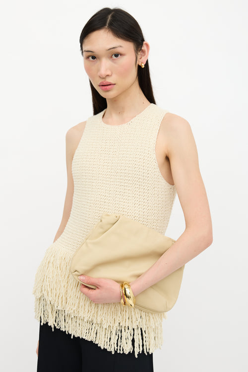 The Row Leather Bourse Clutch Bag