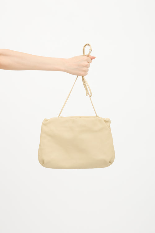 The Row Leather Bourse Clutch Bag