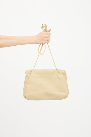 The Row Leather Bourse Clutch Bag