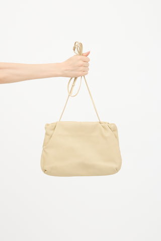 The Row Leather Bourse Clutch Bag