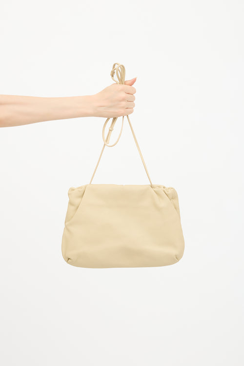 The Row Leather Bourse Clutch Bag