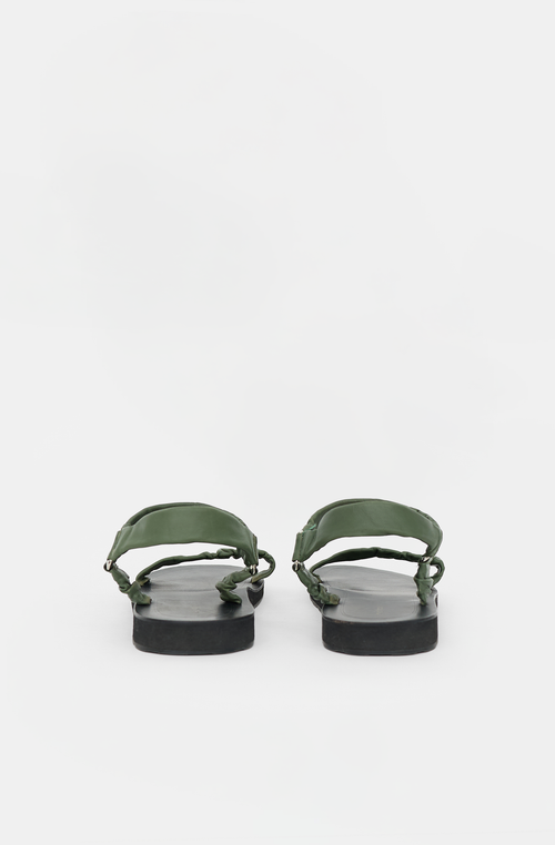 The Row Leather Egon Sandal