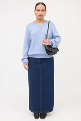 The Row Leather Fan 12 Shoulder Bag