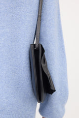 The Row Leather Fan 12 Shoulder Bag