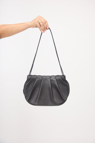 The Row Leather Fan 12 Shoulder Bag