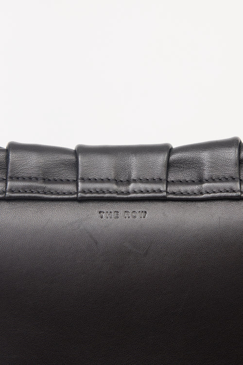 The Row Leather Fan 12 Shoulder Bag