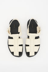 The Row Leather Fisherman Sandal