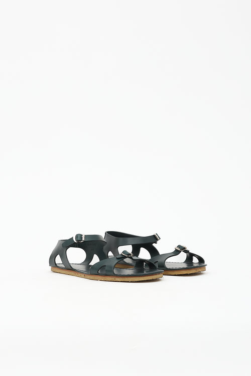 The Row Leather Gene Sandal