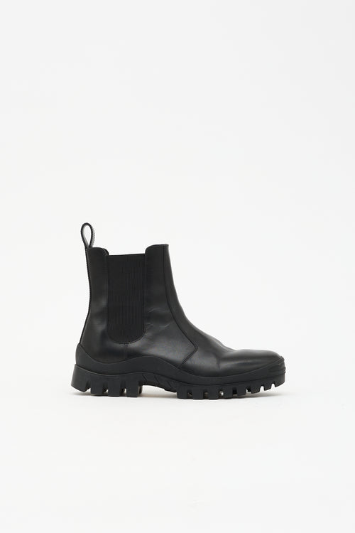 The Row Leather Greta Boot