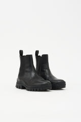 The Row Leather Greta Boot