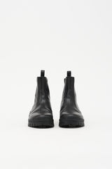 The Row Leather Greta Boot