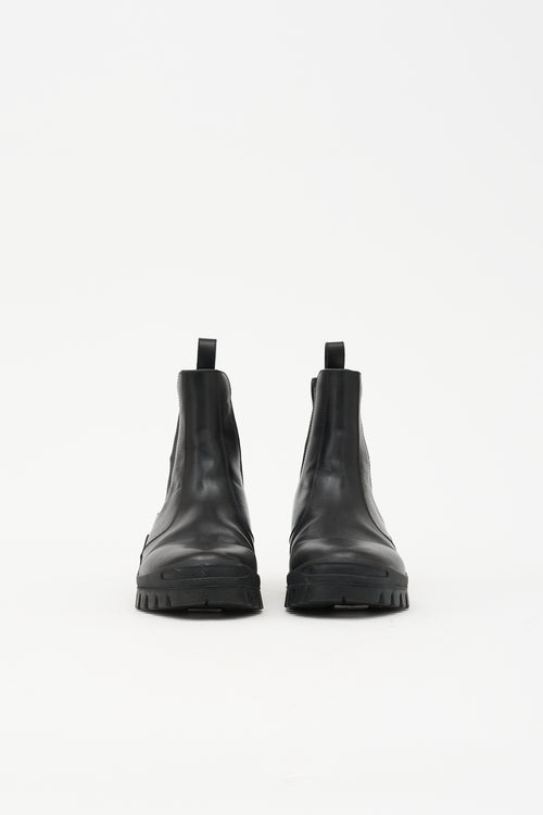 The Row Leather Greta Boot