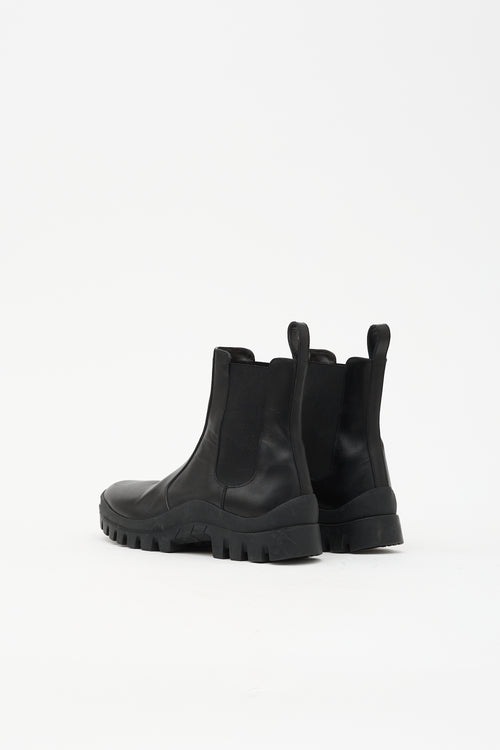 The Row Leather Greta Boot