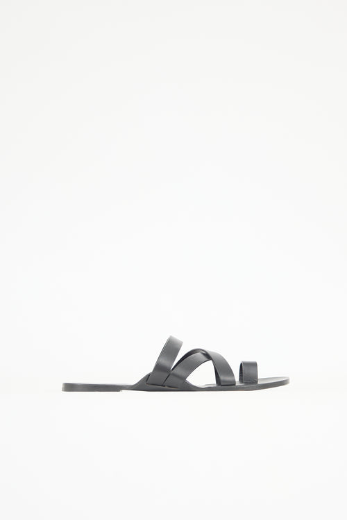 The Row Leather Kris Sandal