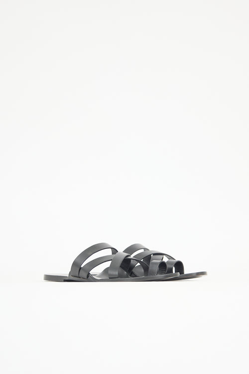 The Row Leather Kris Sandal
