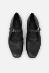 The Row Leather Mary Jane  Flat