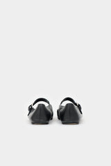 The Row Leather Mary Jane  Flat