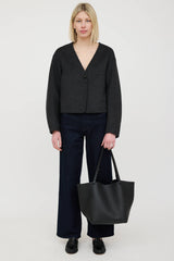 The Row Leather Park Three Tote Bag