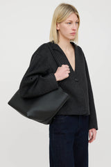 The Row Leather Park Three Tote Bag
