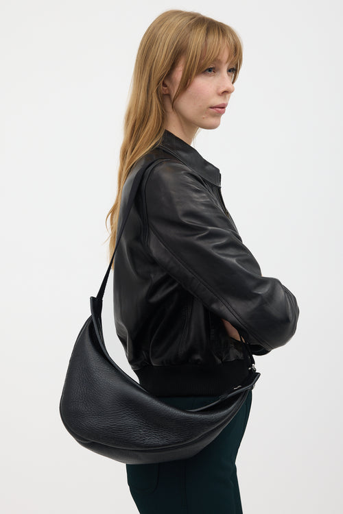 The Row Leather Slouchy Banana Bag