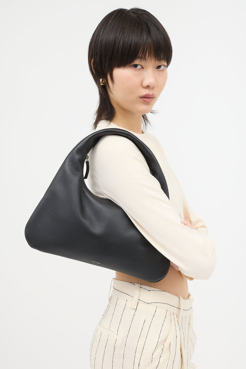 The Row Leather Small Everyday Shoulder Bag