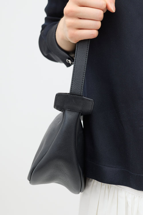 The Row Leather Small Slouchy Banana Bag