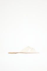 The Row Leather Soft Knot Sandal
