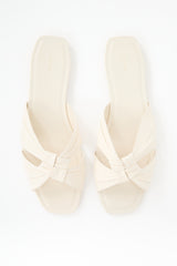 The Row Leather Soft Knot Sandal