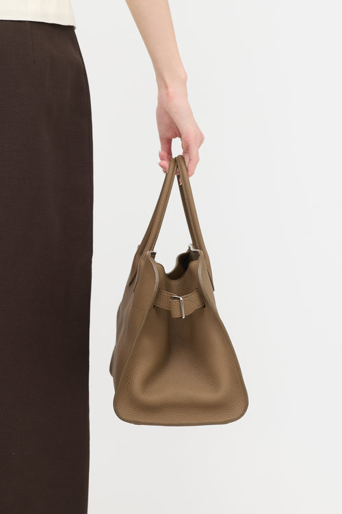 The Row Leather Soft Margaux 12 Bag