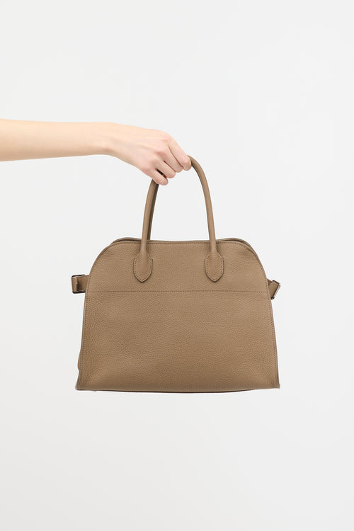 The Row Leather Soft Margaux 12 Bag