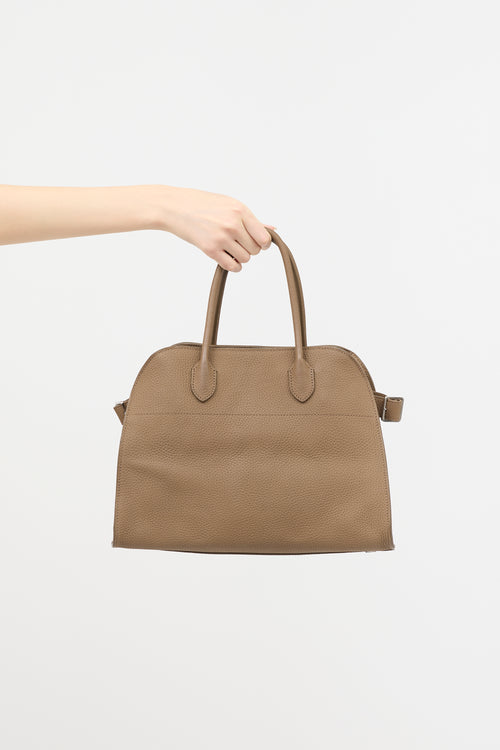The Row Leather Soft Margaux 12 Bag