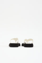 The Row Leather & Suede Ginza Sandal