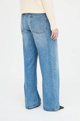 The Row Light Wash Wide Leg Jean