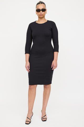 The Row Neoprene Long Sleeve Dress