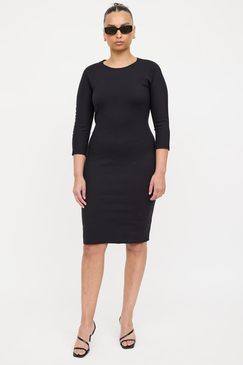 The Row Neoprene Long Sleeve Dress