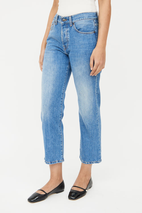 The Row Light Wash Faded Jean