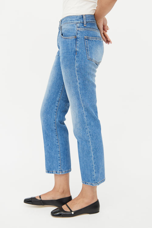 The Row Light Wash Faded Jean