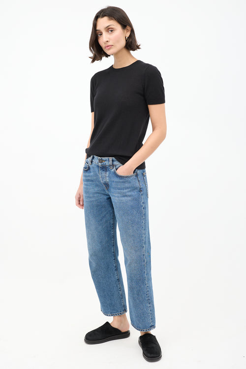 The Row Medium Wash Straight Leg Jeans