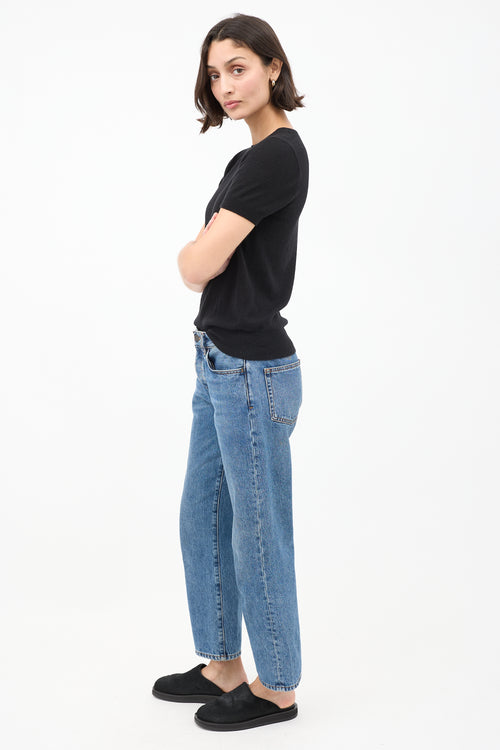 The Row Medium Wash Straight Leg Jeans