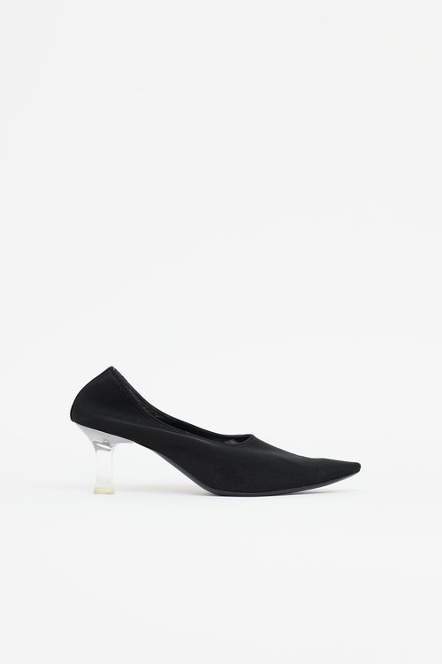 The Row Mesh Lucite Heel Pump