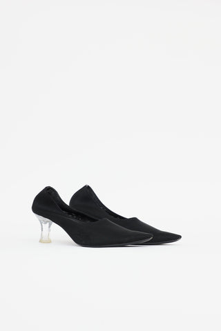 The Row Mesh Lucite Heel Pump