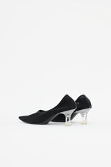 The Row Mesh Lucite Heel Pump