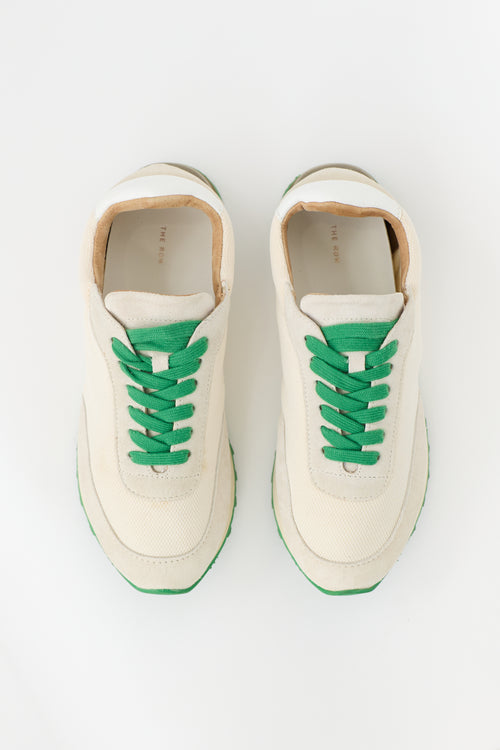 The Row Mesh & Suede Owen Sneaker