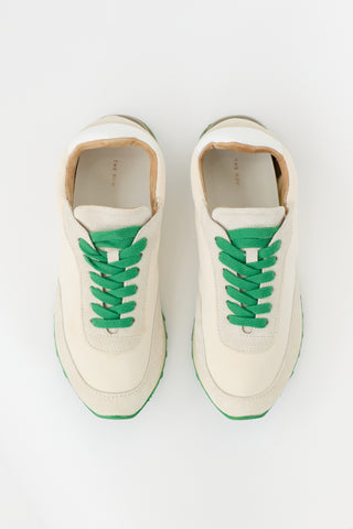 The Row Mesh & Suede Owen Sneaker