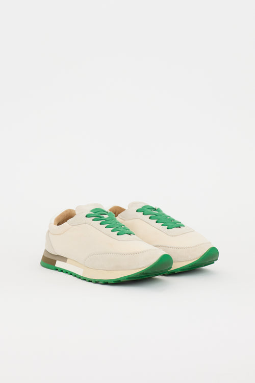 The Row Mesh & Suede Owen Sneaker
