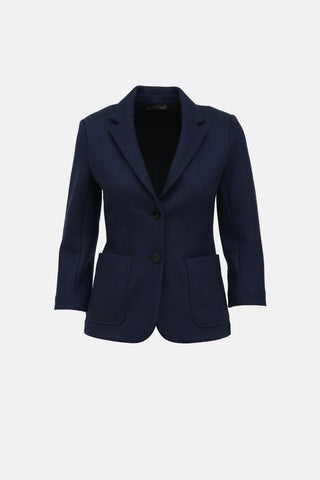 The Row Wool Two Button Blazer